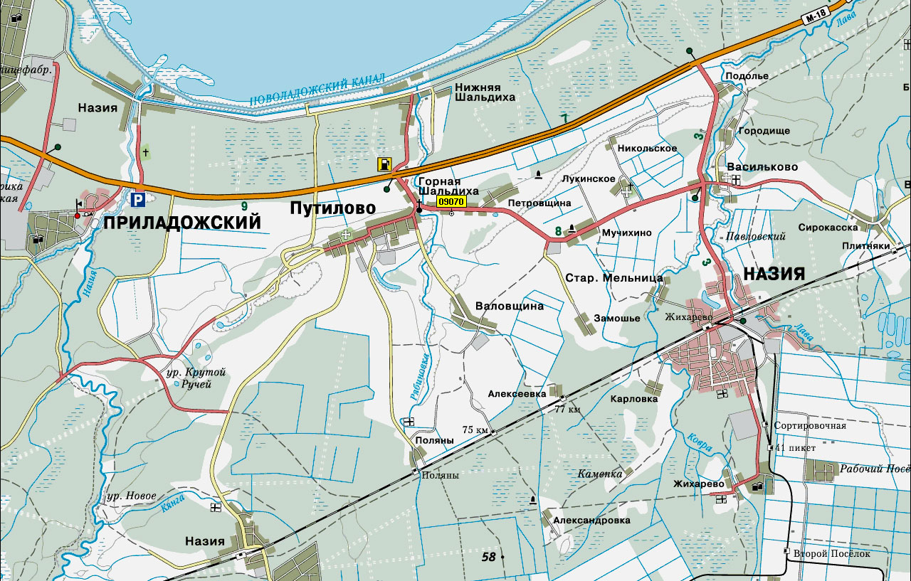 Мга на карте ленинградской. Карта Назия Кировский район Ленинградской области. Деревня Назия Ленинградская область Кировский район. Карта Жихарево Кировского района Ленинградской области. П.Путилово лен обл на карте.