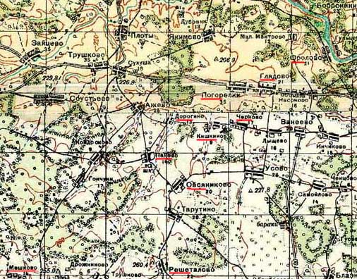 Карта ржевского района тверской области подробная смотреть с деревнями