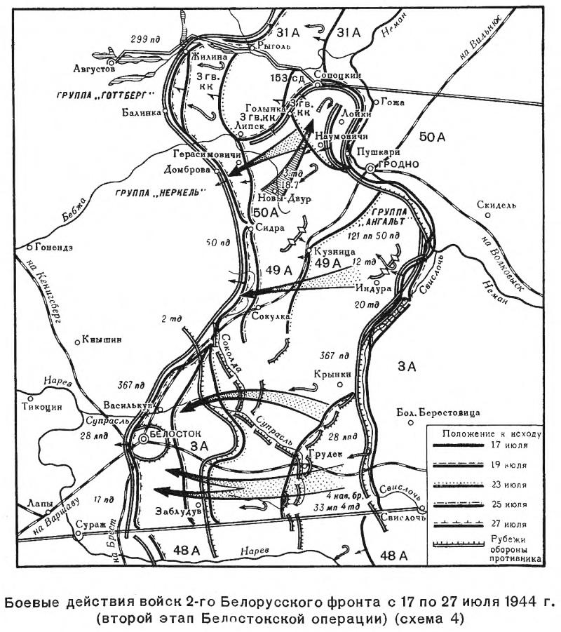 Белостокская наступательная операция. Осовецкая операция 1944 года.