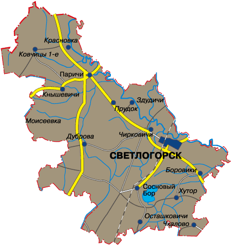 Карта гомельского района со спутника в реальном времени