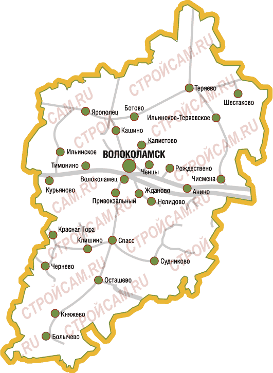 Погода в волоколамске карта